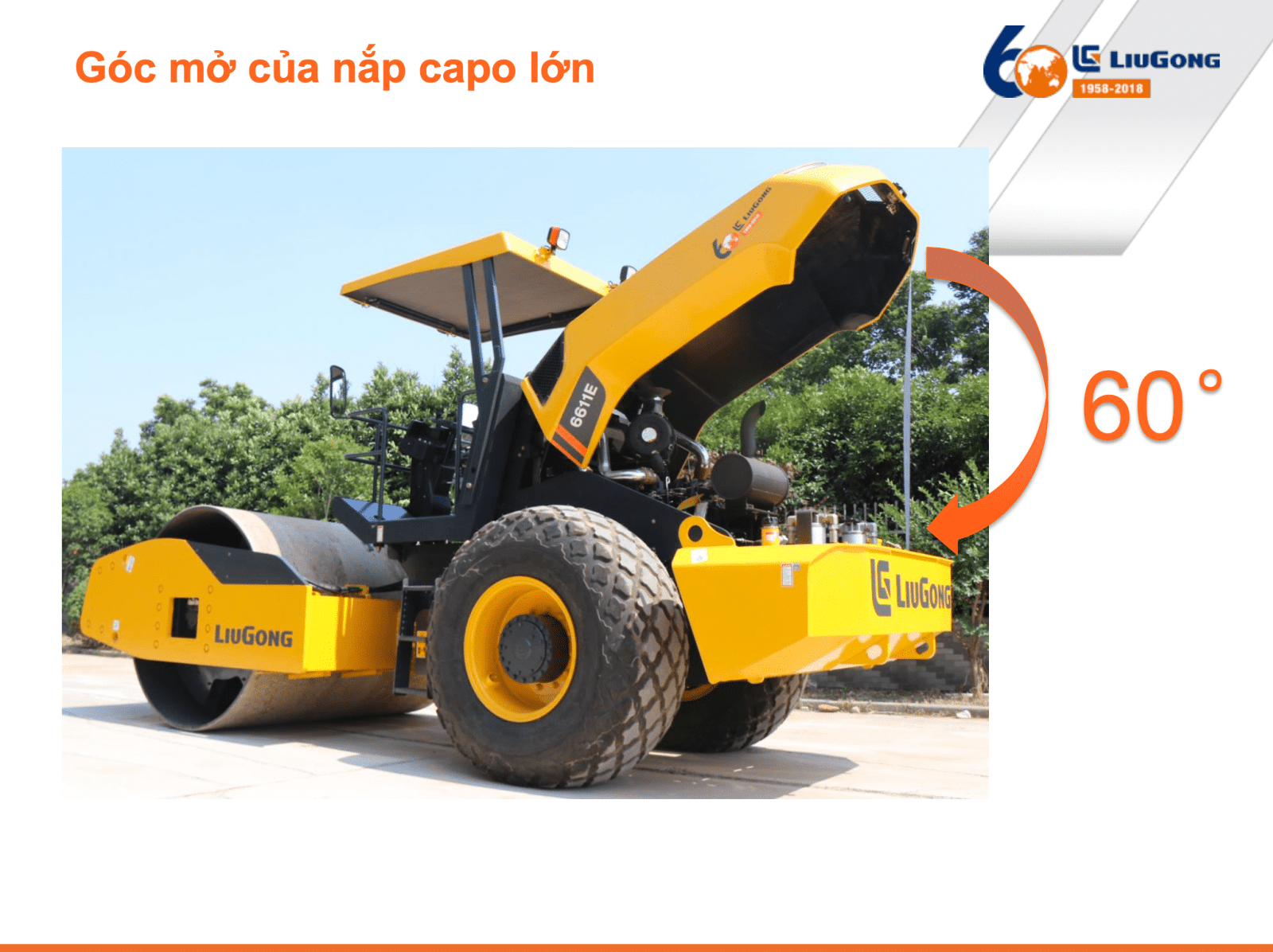 Lu rung LiuGong CLG6611E